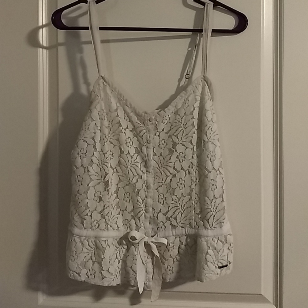 Flattering lace blouse